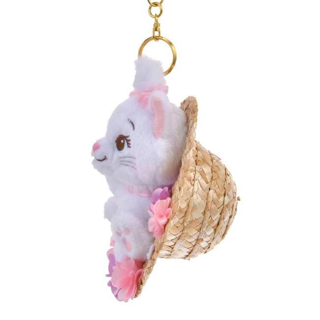 Disney Plush doll Keychain Marie Plush Keychain Summer Style Japan NEW