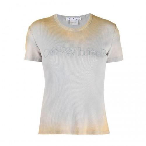 Off-White Womens/Ladies Laundry Ribbed T-Shirt