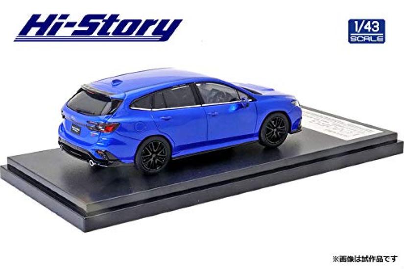 Hi Story Scale Subaru Levorg STI Sport STI Sports Parts WR Blue Pearl Finished Model HS333WB 1/43 (2020)