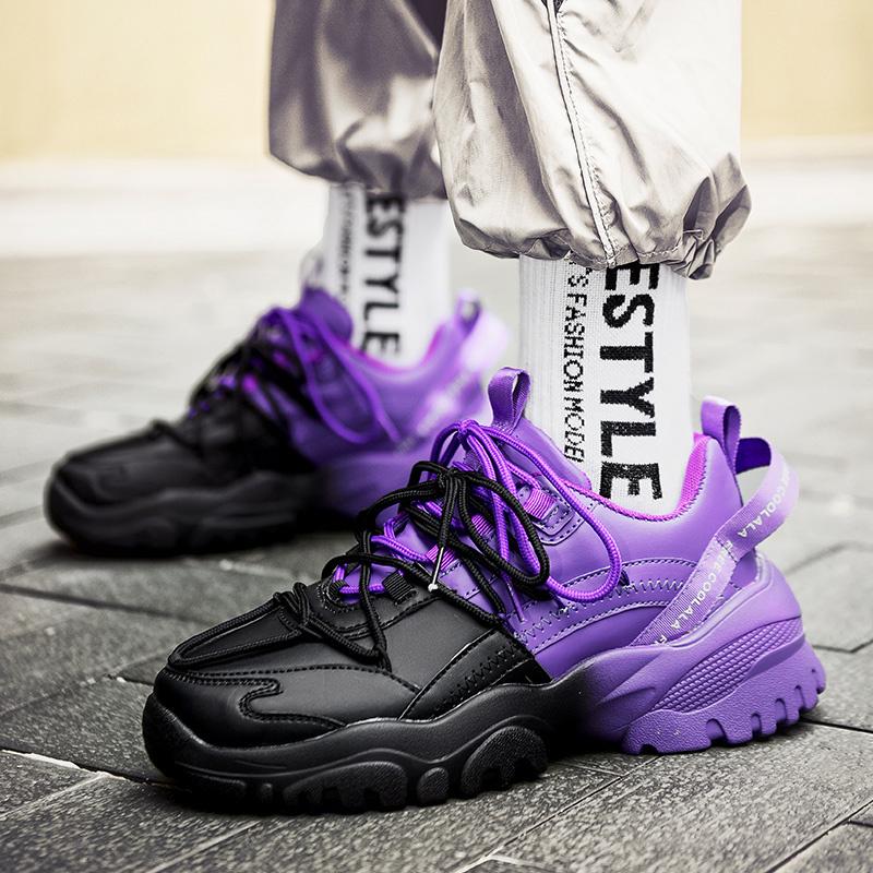 Retro Harajuku Mens Casual Sneakers Street Superstar Shoes Comfortable Platform Sneakers Men Chunky Shoes Designer Mens Trainers