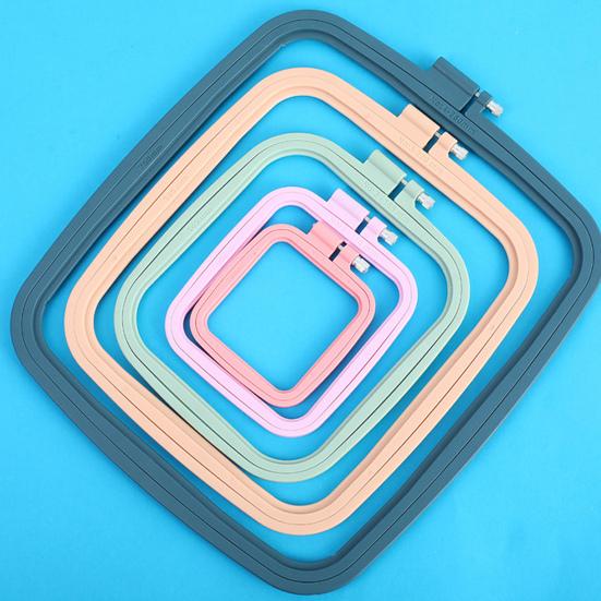 16 Cerchi Per Ricamo In Bambù 13cm - Con 16 Aghi - Set Per Punto Croce E Cucito - Fai Da Te Artigianale - Foto 6