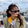 Women Cat Eye Sunglasses  Luxury  Designer Vintage Irregular Frame Gradient Eyewear UV400 Shades Women's Sunglasses