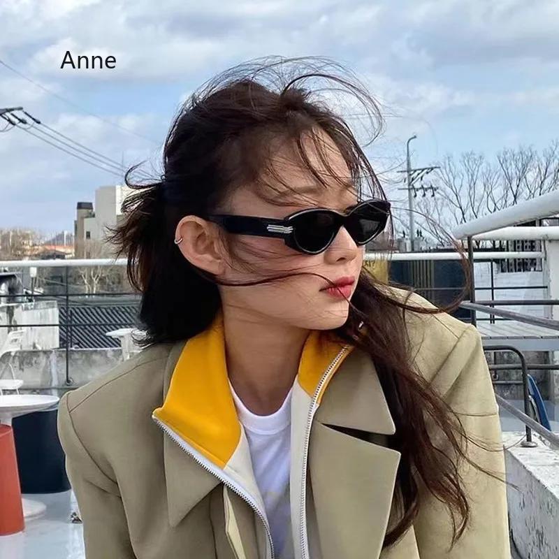 Women Cat Eye Sunglasses  Luxury  Designer Vintage Irregular Frame Gradient Eyewear UV400 Shades Women's Sunglasses