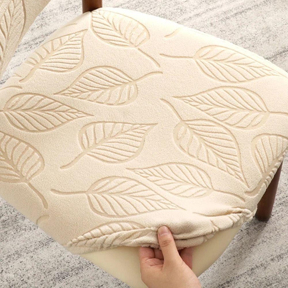 Dustproof Curved Backrest Dining Chair Cover Split Type Stool Covers Chair Dust Cover  Household