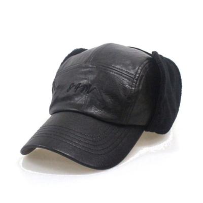 Dontforgetme DFM BLACK LEA EARFLIP CAMP-CAP