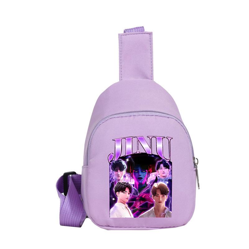 Casual Children'S Breast Bag Animation Cartoon Printing Fashion Boys And Girls Crossbody Bag Change Small Backpack