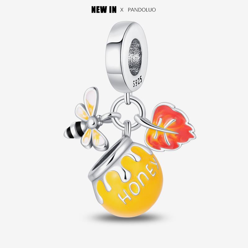 Brand Latest Arrival Yellow Series Animal Shape Charm Bead Component Bead Components Compatible With Pandach Authentic Original Bracelet High Quality