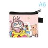 1 PC New LaBuBu Cute Cartoon Coin Purse Wristlet Bag Cartoon Wallet Mini Zipper