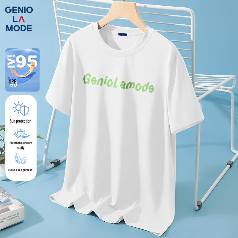 GENIOLAMODE Men s Loose Fit Quick-Dry Graphic T-Shirt 2XL