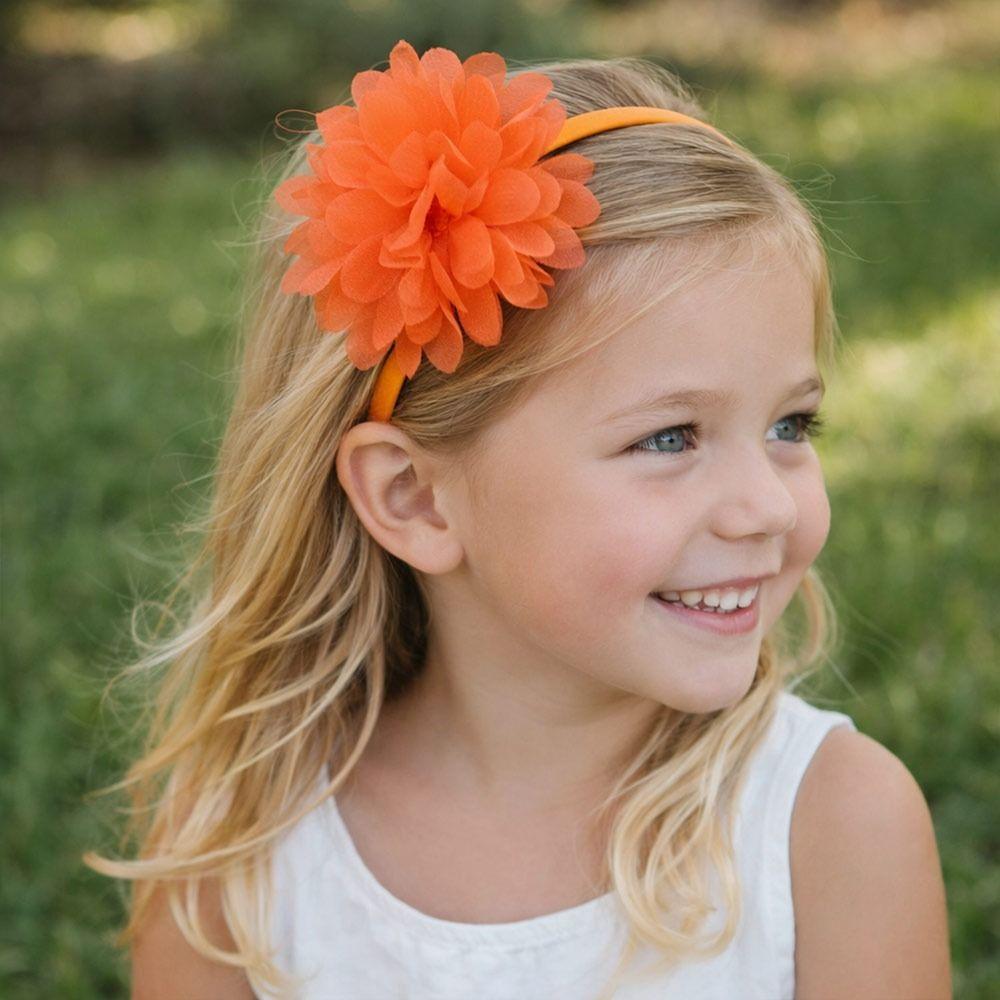 Großes Blumen Haarband Prinzessinnen Haarband Mode Accessoire Kopfbedeckung Haarschmuck