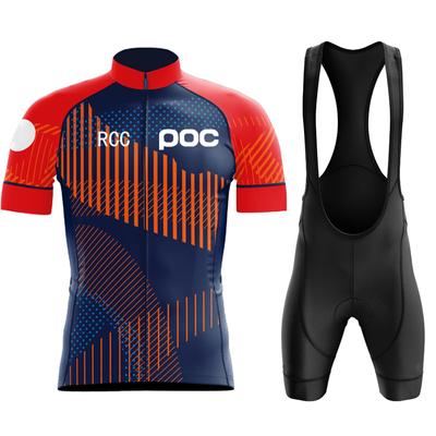 2026 Poc Fahrrad Set Fahrrad Team Kurzarm Trikot Ciclismo Männer Radtrikot Sommer Atmungsaktiv Fahrrad Kleidung Set