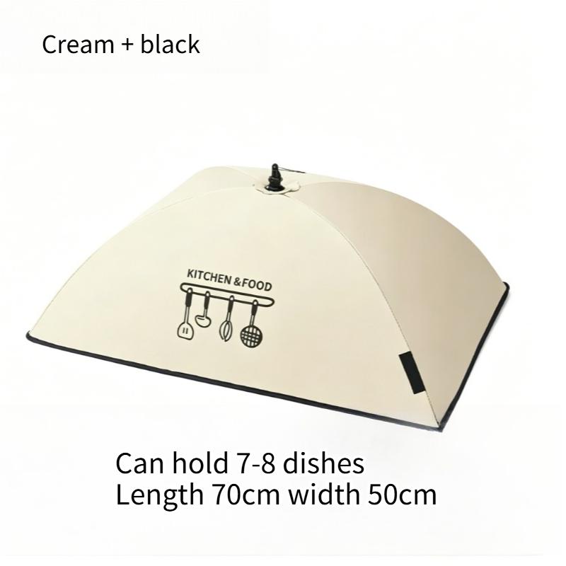 Faltbare staubdichte Lebensmittelabdeckung Neues Design Hält warm Tischabdeckung mit Saugnäpfen für die Heimküche