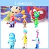Cute Cartoon Brainy Team Action Figures Toy Model Car Decor Ornament Pvc Diy Display