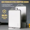 316 Double-sided Cutting Board Stainless Steel Antibacterial Chopping Board Home Kitchen Raw Cooked Food Chopping Block