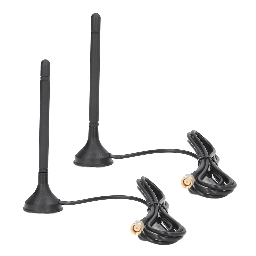 2 stk XPGSM007 Magnetisk Antenne 7002700MHz 3.5dBi Magnetantenne for 4G Ruter Reklamemaskin Salgsautomat