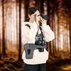 Two Camera Carrying Chest Harness Vests System with Secure Straps for 2 Cameras Hiking and Sightseeing