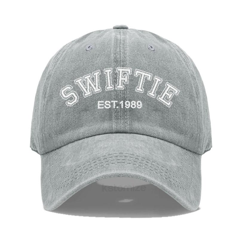 Swiftie 1989 Embroidery Baseball Cap For Men Women Unisex Washed Cotton Dad Hat Sun Hat Gift Fans Outdoor Sports Dropshipping