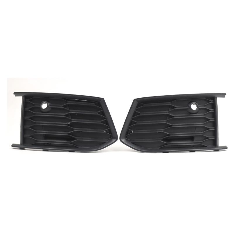Car Left Right Front Bumper Fog Light Lower Grille Grills Mesh Cover Trim Vent for 4K0807151A 4K0807152 Easy To Install