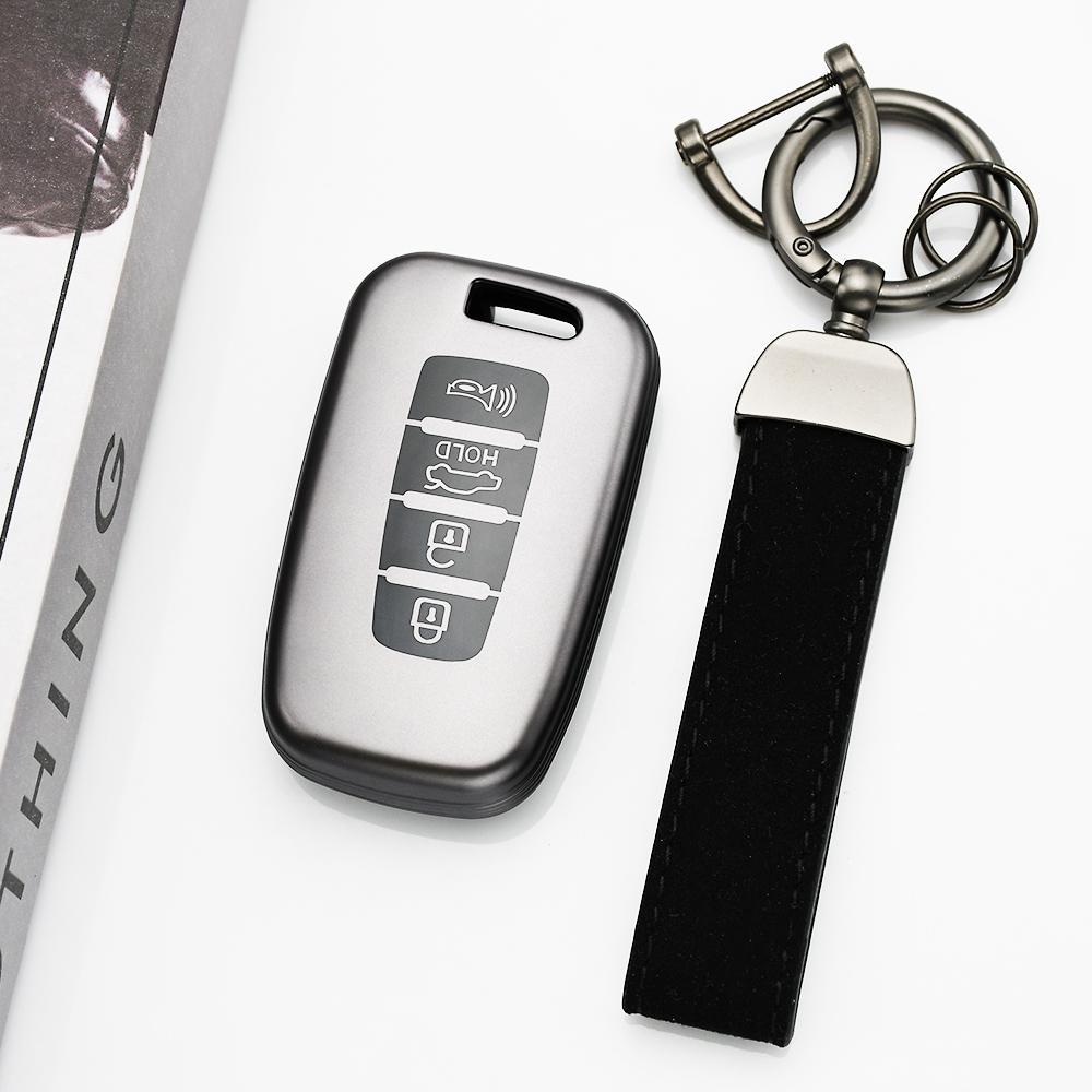 Remote Tpu Car Key Case Cover For Hyundai Ix35 Veloster Rohens Sonata 8 Kia Soul Forte Rio 3 K2 K3 K5 Sportage Shell Fob Holder
