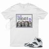 White FRIENDS T Shirt for Air J1 Flint 7 Grey Varsity Purple Unisex T-Shirt