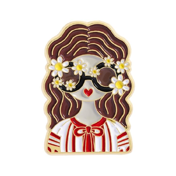 Zinklegierung Retro Cartoon Brosche Reversabzeichen Gesammelt Emaille Pin Schmuck Dekorative Accessoires Geschenk für Erwachsene
