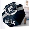 Carlton Blues, AFL Team Automatic Opening and Closing, 8 rib Structure Portable Umbrella, Suitable for Men and Women in All Seasons  Perfect