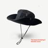 Summer Men Bucket Hat Outdoor UV Protection Wide Brim Hunting Hiking Hat Fisherman Hat Beach Sunscreen Cap