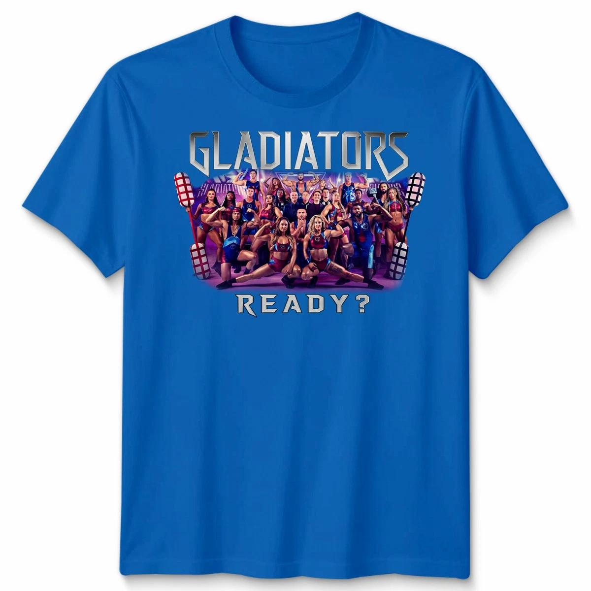 Gladiators Group T shirt Top Tee TV Show Are You Ready? Battle Games Gift #1 XL