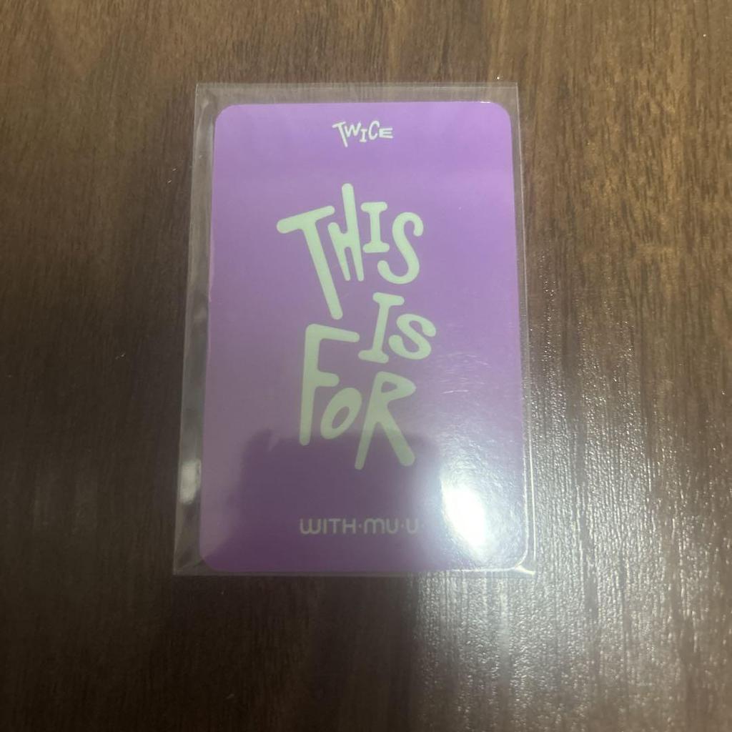 [USED] TWICE "this is for" Nayeon Digipack with muu bonus