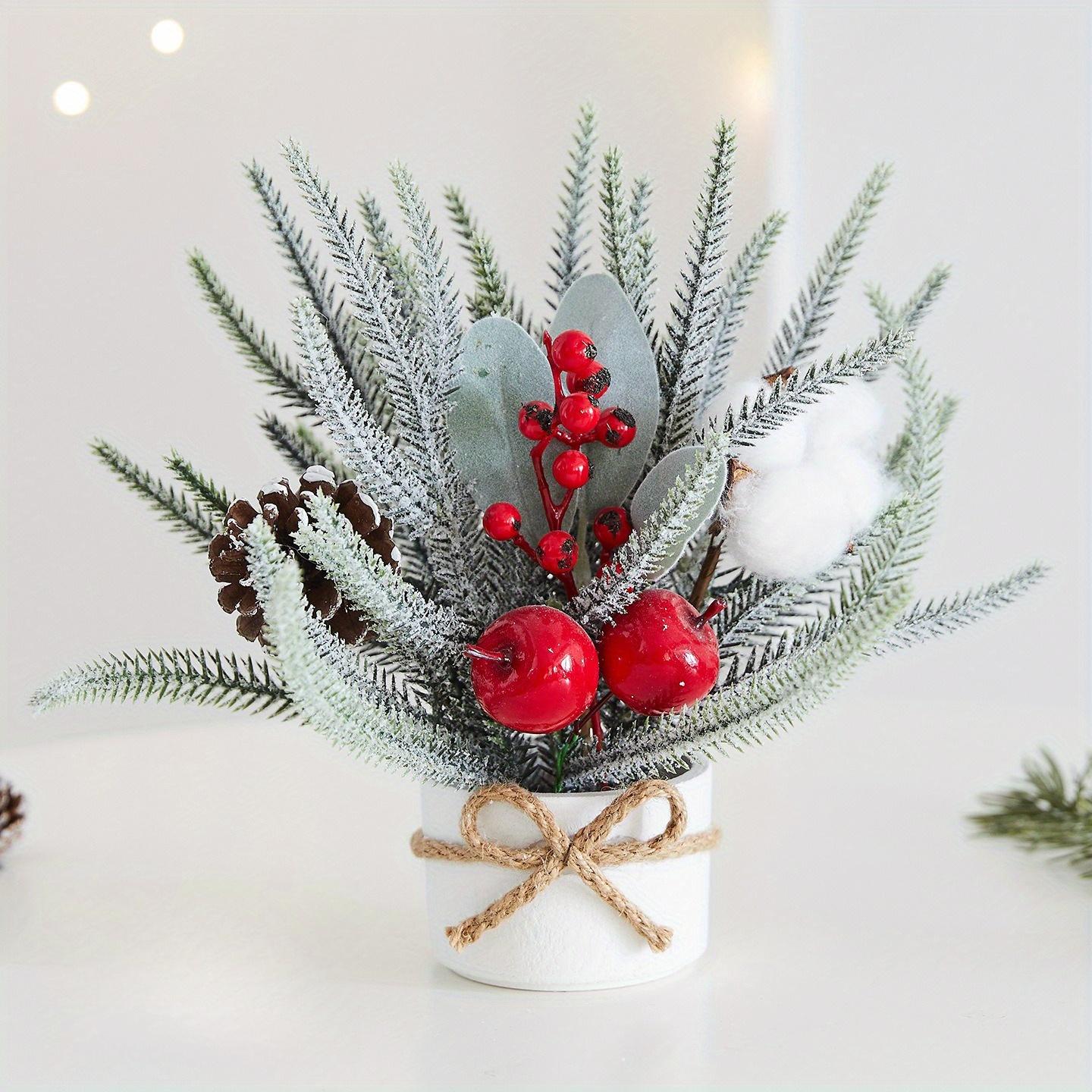 

1 шт. Рождественские украшения Настольная мини-елка Рождественский подарок, Подходит для украшения дома, свадьбы, праздничной вечеринки