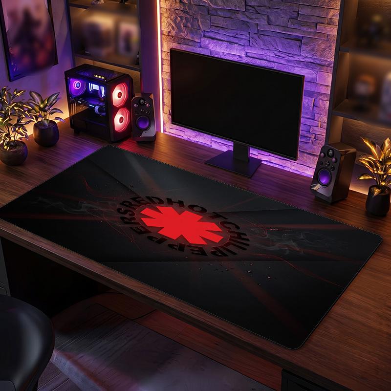 Red Hot Chili Peppers Print Large Mouse Pad Smooth Surface Anti?Slip Desk Mat For Gaming Office Laptop Decoration