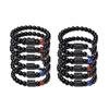 Fashion Jewelry Charm Unisex Black Stone Beads 12 Zodiac Signs Constelation Couple Bracelet