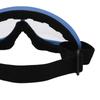 Ski Goggles PC Transparent Lenses UV Protection Windproof Adjustable Headband Snowboard Glasses for Men Women Dark Blue Frame
