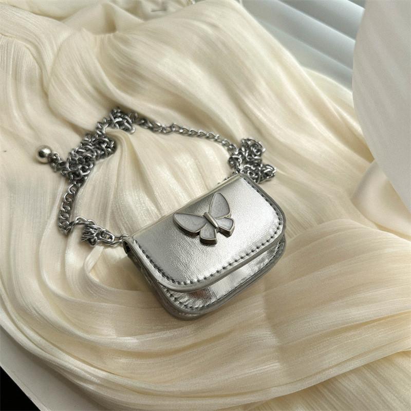 Fashionable Unique Butterfly Decorated Shoulder Bag For Women 2024 Spring New Cross Saddle Armpit Bag