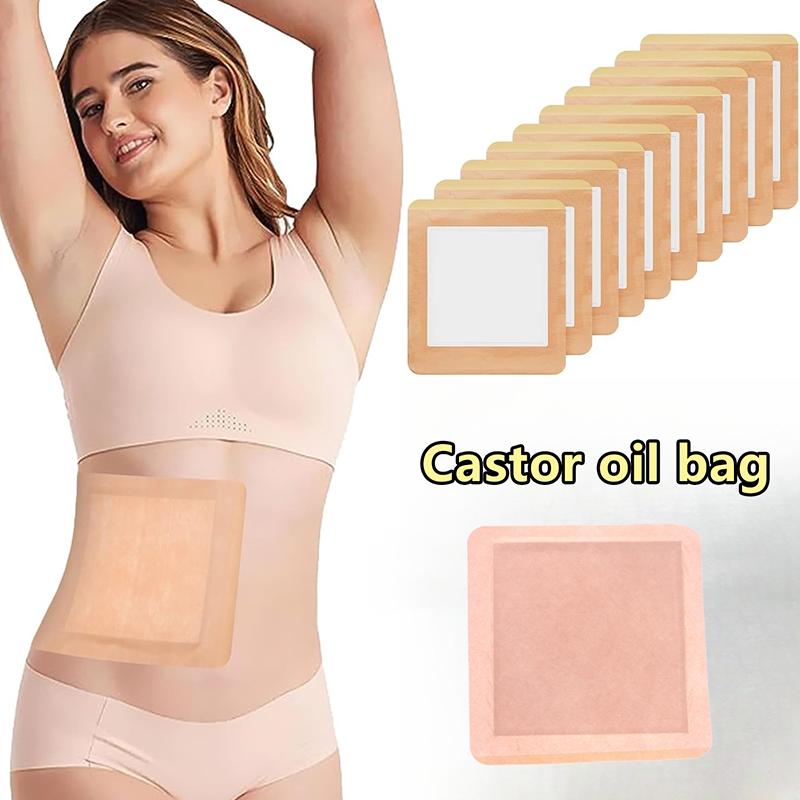Seepage Resistant Belly Button Protectors Replacement Disposable Castor Oil Pack Self-Adhesive Universal Adhesive Navel Stickers