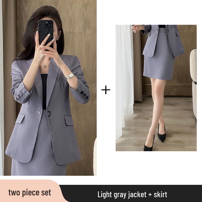 Women's High-End Business Suit Set: Professional Goddess Style Spring Workwear