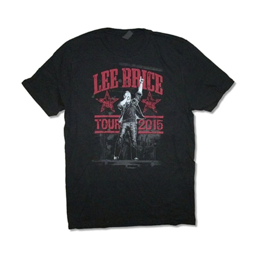 Men s Lee Brice Fall Tour 2015 T-shirt Large Black XXXL