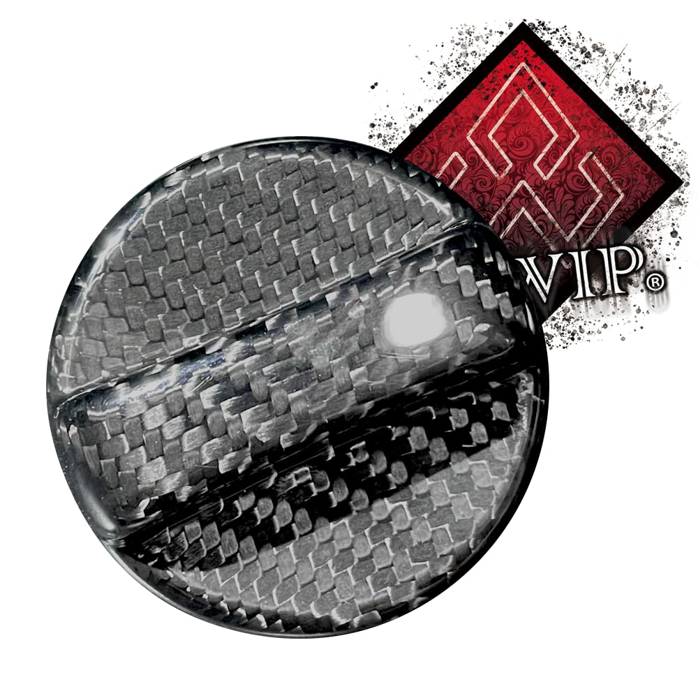 ALWIP Real Fiber Fuel Cap Cover Carbon for and Daihatsu Vehicles (Black Fiber) Toyota, Subaru,
