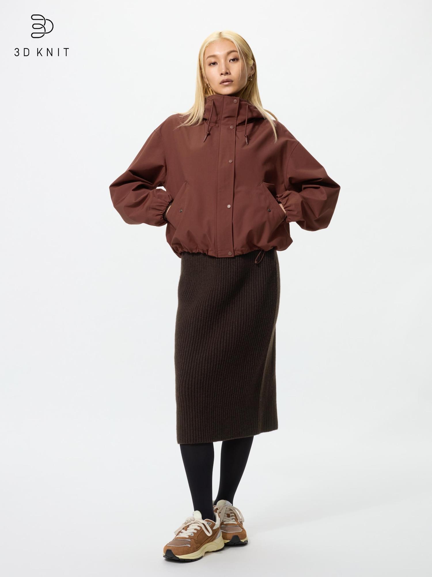 

Юбка-трансформер Uniqlo 3d Knit Supleyan 38 DARK BROWN/WOMEN XXL