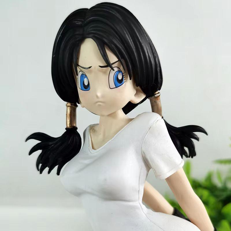 25cm Kawaii Anime Dragon Ball Z Gals Videl PVC Action Figure Statue Collectible Model Kids Toys Doll Gifts
