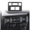 Real Carbon Fiber Head Light Switch Cover Trim For Subaru WRX 2015-