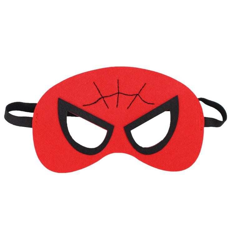 Măști de ochi din pâslă cu supereroi Marvel pentru Ziua Copilului: Omul Păianjen, Omul de Fier, Căpitanul America, Thor, Batman