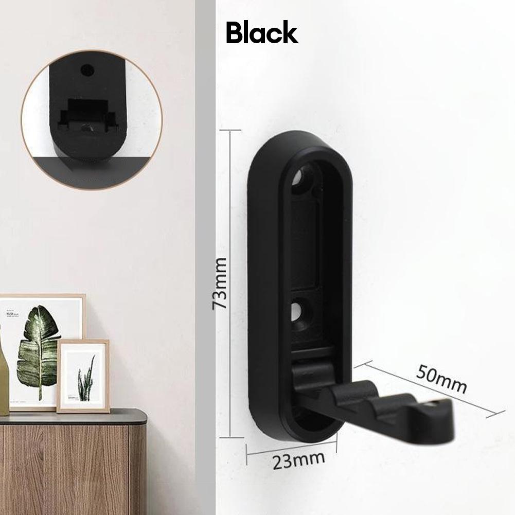 Wall Hooks Folding Towel Hanger Wardrobe Door Bathroom Hooks Invisible Clothing Hooks Multi-Purpose Coat Clothes Holder