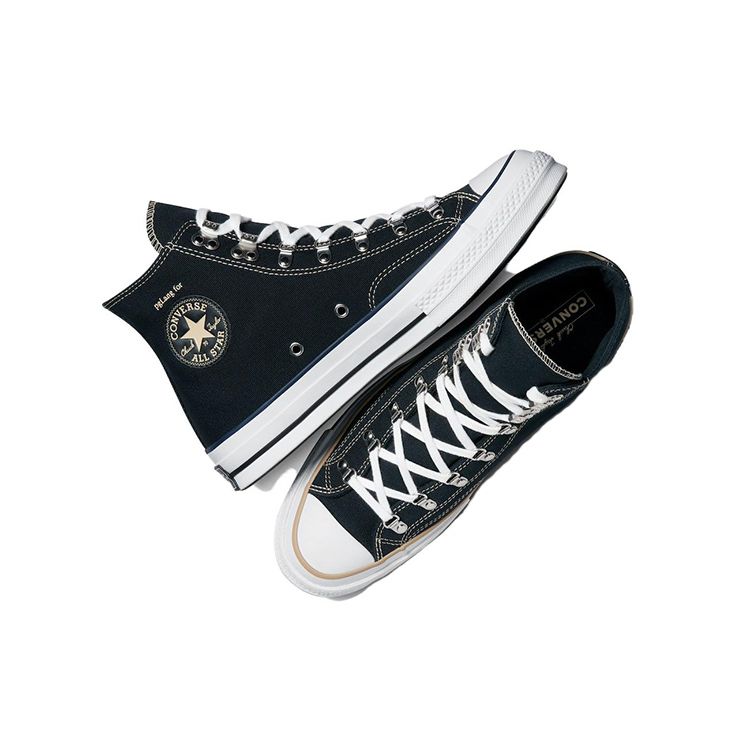 Converse PgLang X Chuck 70 High Mystery Box Unisex Sneakers Black White Multi A06675C