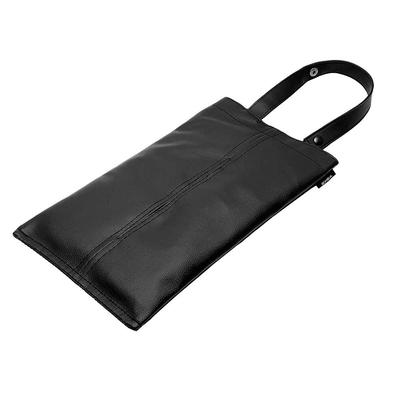 Seikou Sangyo EXEA Auto-Innenzubehör Leder Taschentuchbox Schwarz EH-195