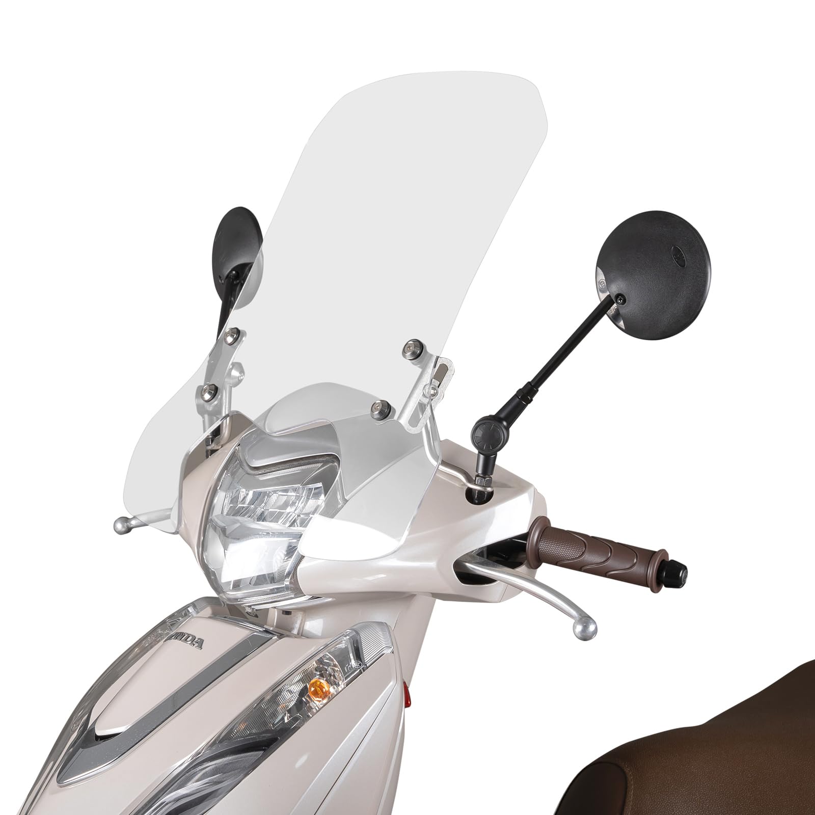 

Ветровое стекло Entrotech для мотоцикла Honda Lead 125, выдвижное (JK12, JF45, Dio110, JK03, JF58), Лобовое стекло, (Прозрачный, 50 см)