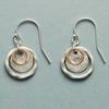 A Pair of Vintage Handmade Geometric Silvery Plated Pendant Earrings Women's  Concise Party Vacation Jewelry Accessories