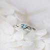 Huitan New Cute Ring With Heart Cubic Zircon Creative Design Women Jewelry Ring Daily Wearable Accessary Ring For Girl