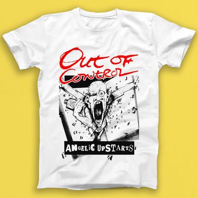 Angelic Upstarts Out Of Control Punk Rock Muziek Cadeau T-shirt 1922