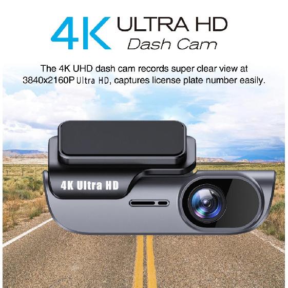 UHD 4K 3840*2160P Car DVR WIFI Dash Cam Camera Video Drive Recorder Dashcam Registrar Black Box 24 Hour Monitoring Night Vision